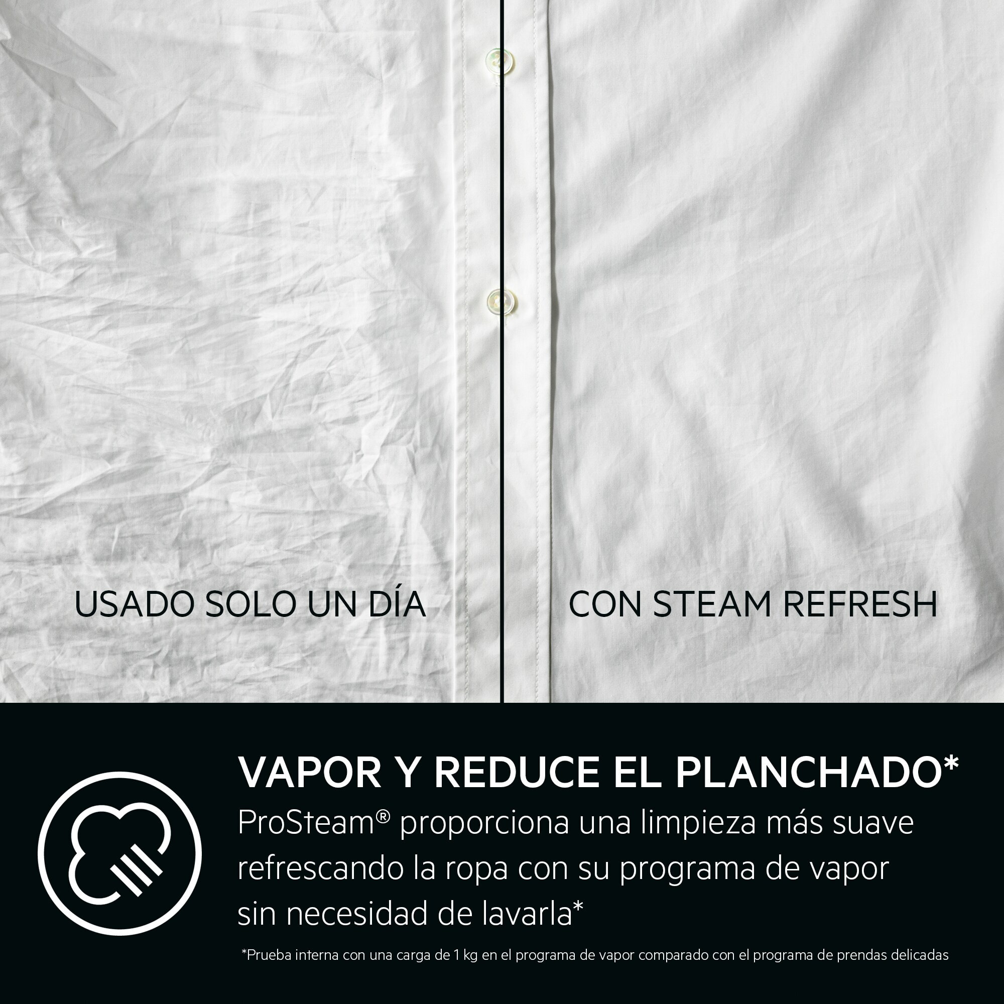 AEG Lavadora de libre instalación Serie 7000 ProSteam® UniversalDose de 8.0 kg LFR7184N2V