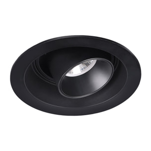 Ledsc4 LedsC4 Downlight Ajustable Mini Round 330 Lúmenes 4000K Aluminio Negro Transparente - Iluminación Moderna y Funcional para el Hogar