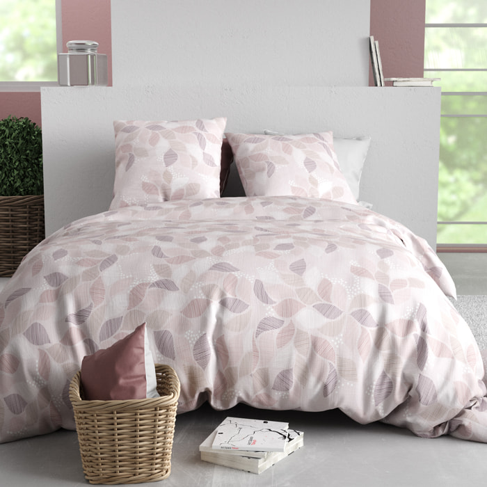 Parure Housse de Couette 3pcs  100% Coton 57fils Alix