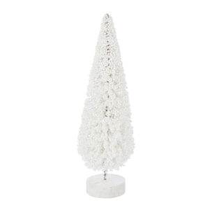 J-Line décoration sapin De Noël - plastique - blanc - small