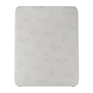 TOPPER MEMORY CON FODERA BAMBOO MATRIMONIALE