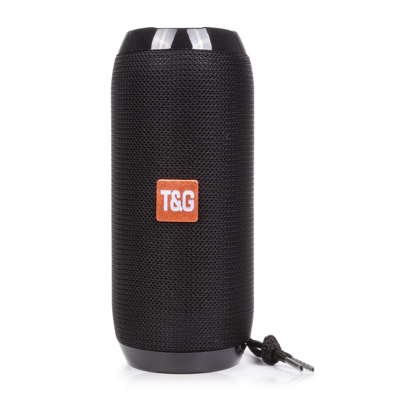 Altoparlante portatile TG-117 Bluetooth 5.0. Lettore USB, micro SD, radio FM e vivavoce. Ingresso ausiliario jack da 3,5 mm.