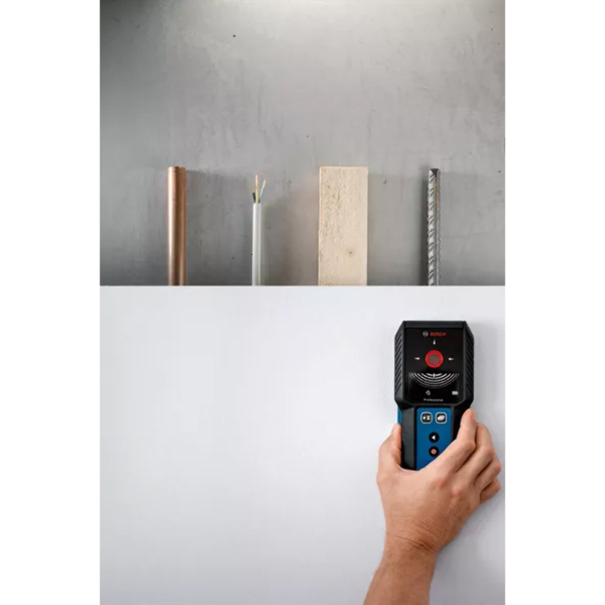 Détecteur mural GMS 120-27 PROFESSIONAL - BOSCH - avec 2 piles (AA) - étui - 601081700