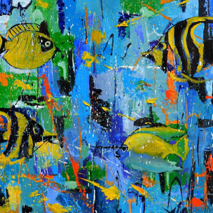 Tableau reproduction aquarium Tableau plexiglas