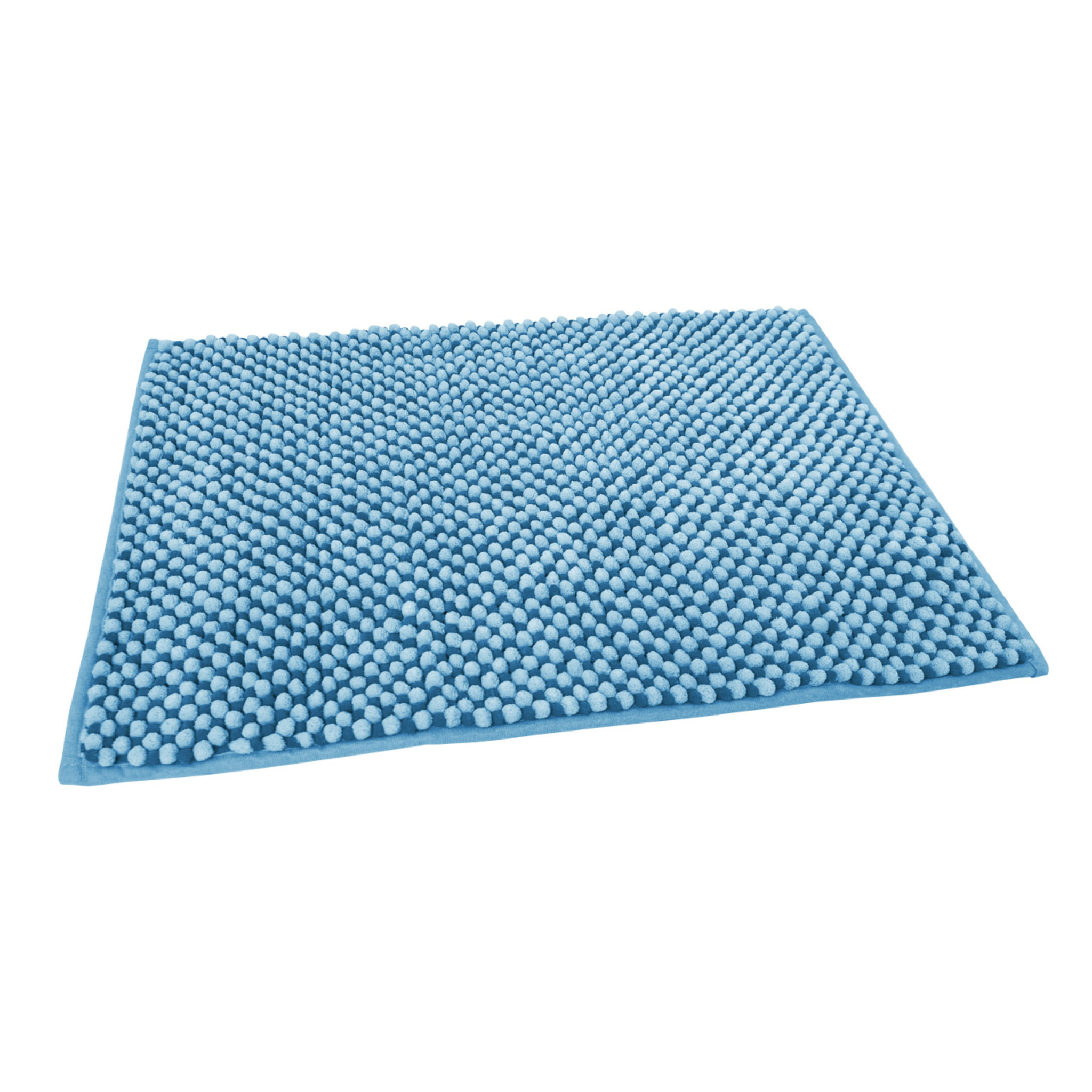 Tappeto Bagno Doccia Antiscivolo Super Assorbente Modello Dots Cielo