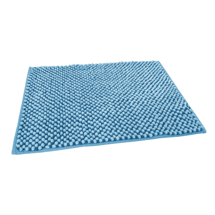 Tappeto Bagno Doccia Antiscivolo Super Assorbente Modello Dots Cielo