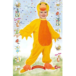 Costume Travestimento Anatroccolo Tutina Bambino Unisex