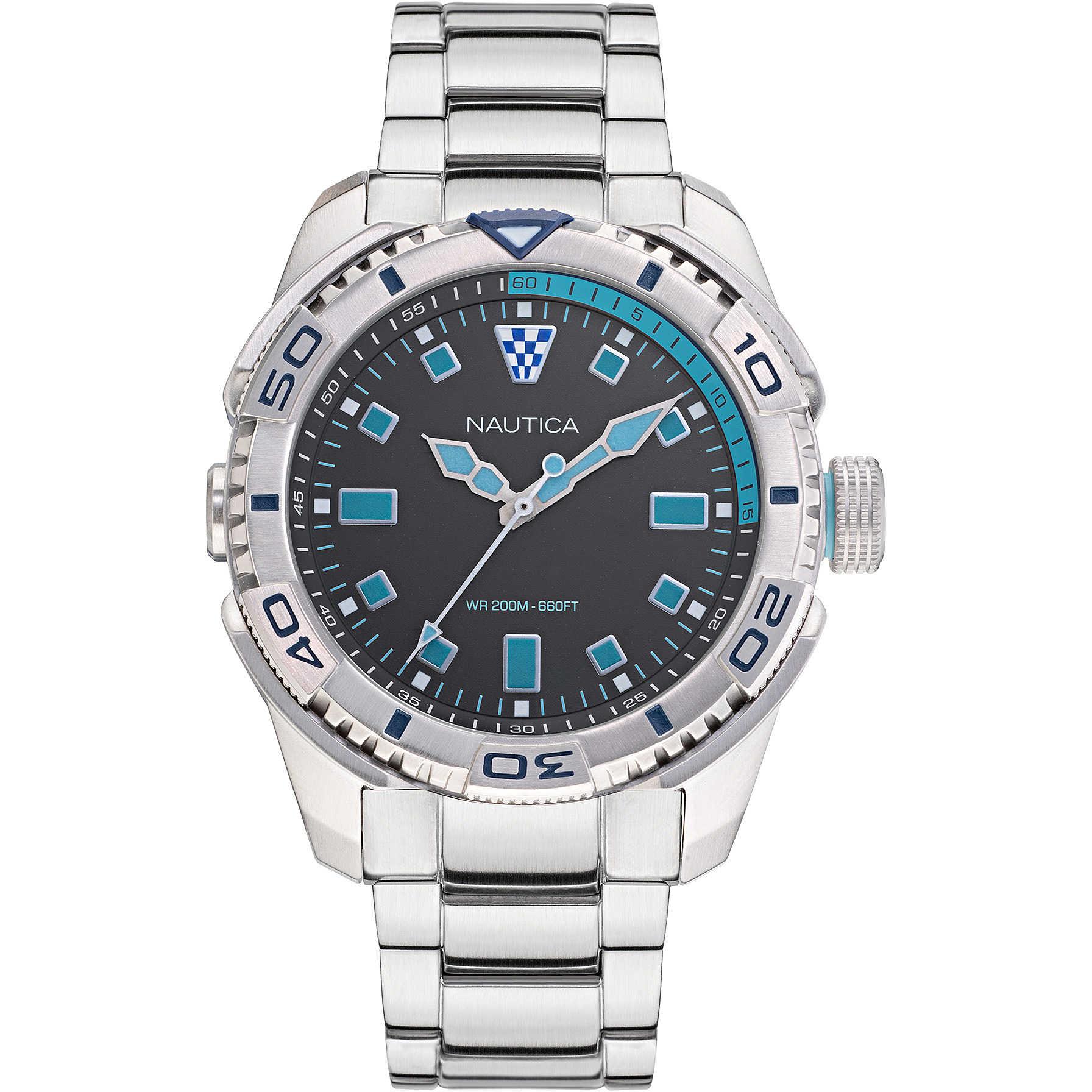 Orologio Nautica TARPOON DIVE Acciaio Silver