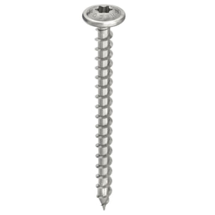 Vis HECO-Topix-Plus Inox - Ø8x60mm - Tête Ronde large - Filetage Total - T40 - Boite de 50 - 61846