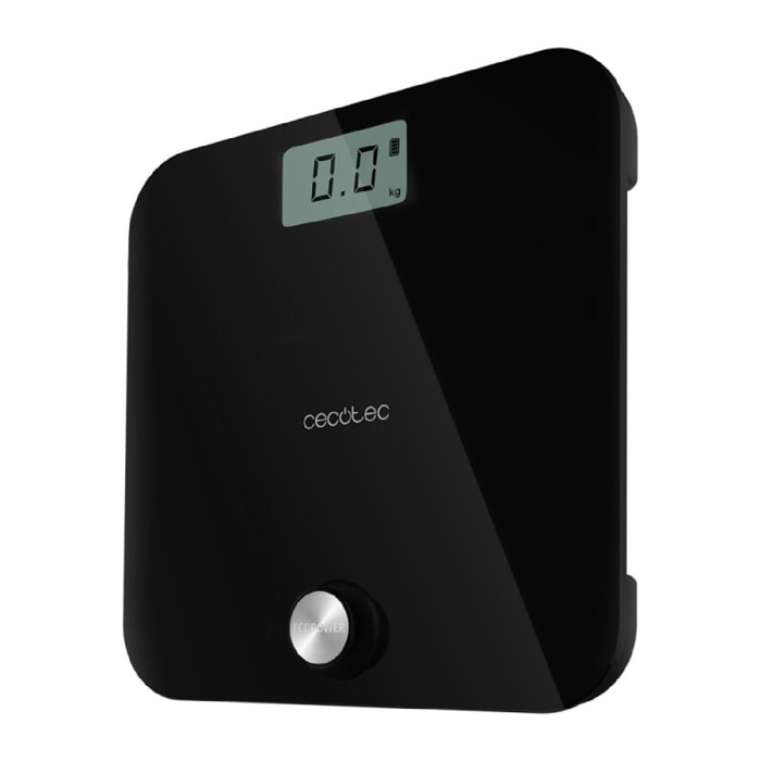 Cecotec Pèse-personne avec bouton-poussoir Cecotec EcoPower 10000 Healthy Black.