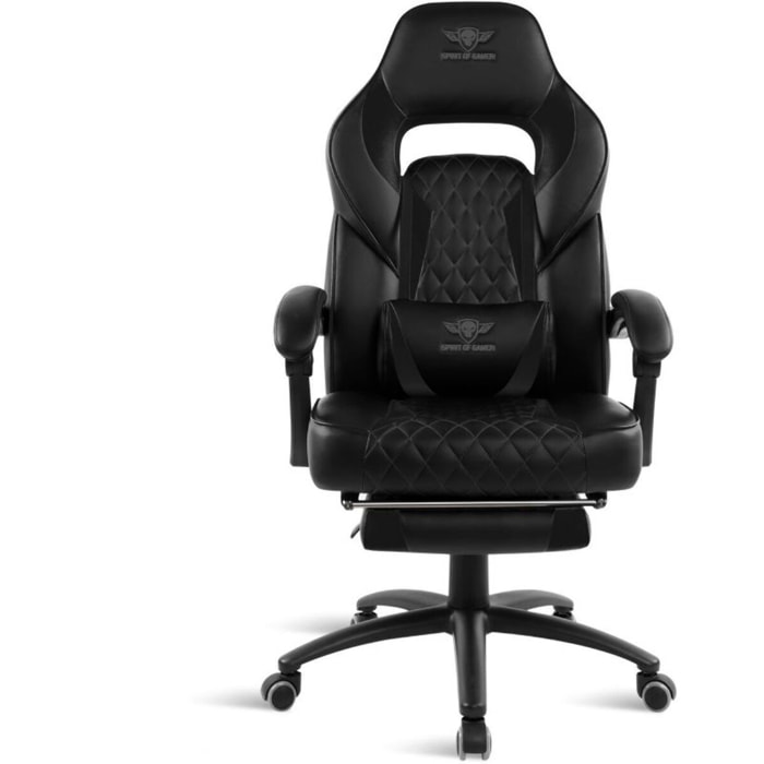 Chaise gaming SPIRIT OF GAMER MUSTANG SERIES - BLACK