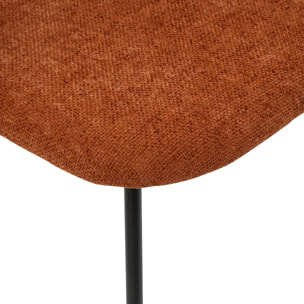 Chaise Raven H.81cm rouge