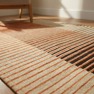 Tappeto arrredo Neon ruggine CON FONDO ANTISCIVOLO