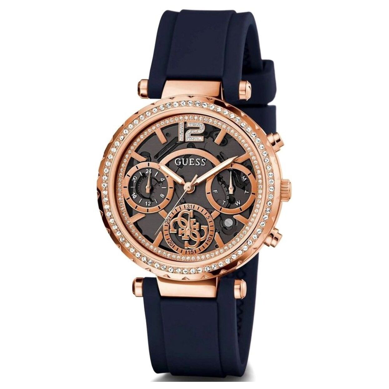 Reloj Guess GW0484L2 Mujer Analogico Cuarzo con Correa de Silicona