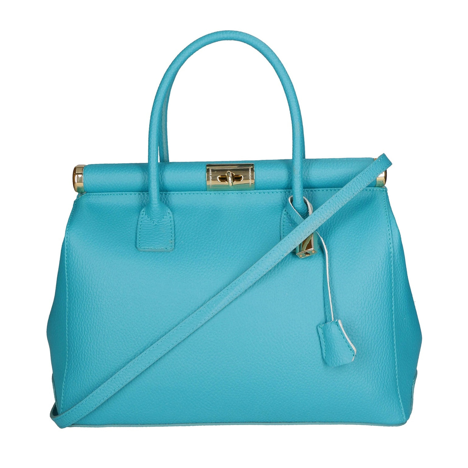 Borsa a mano da donna - Modello Aleria - Vera pelle - 35.0 x 26.0 x 16.0 cm