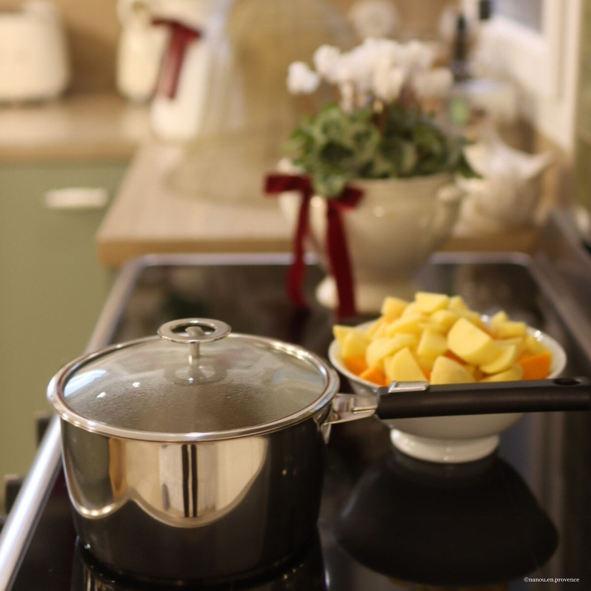 Universel - Couvercle en verre trempé et inox