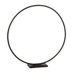 J-Line décoration Cercle Sur Pied - métal - noir
