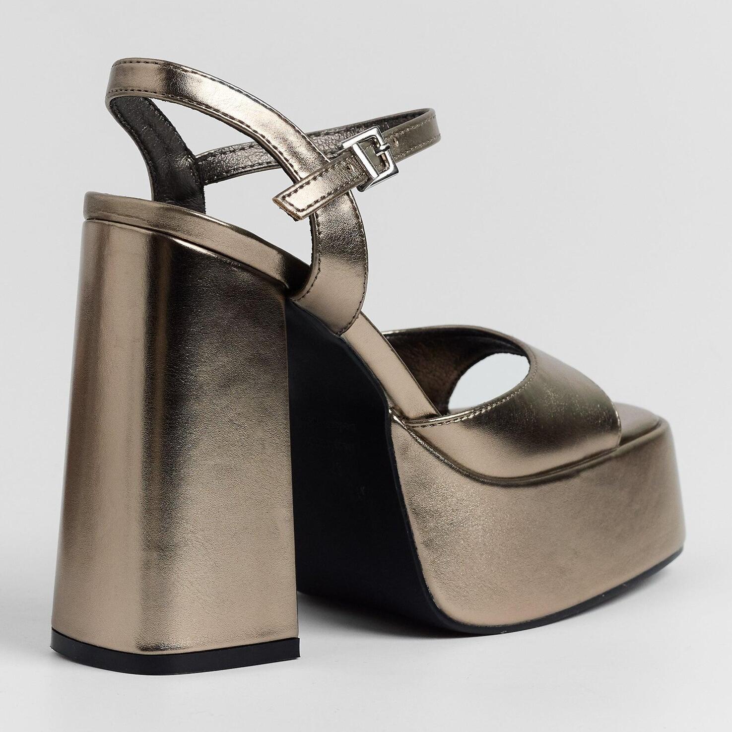 Sandalias de tacón - Dominic Metalizado - 13 cm