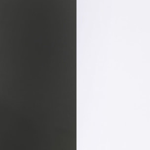 Pack salón con mesa de centro Kenzo Plus V2 Blanco Brillo - Gris Antracita