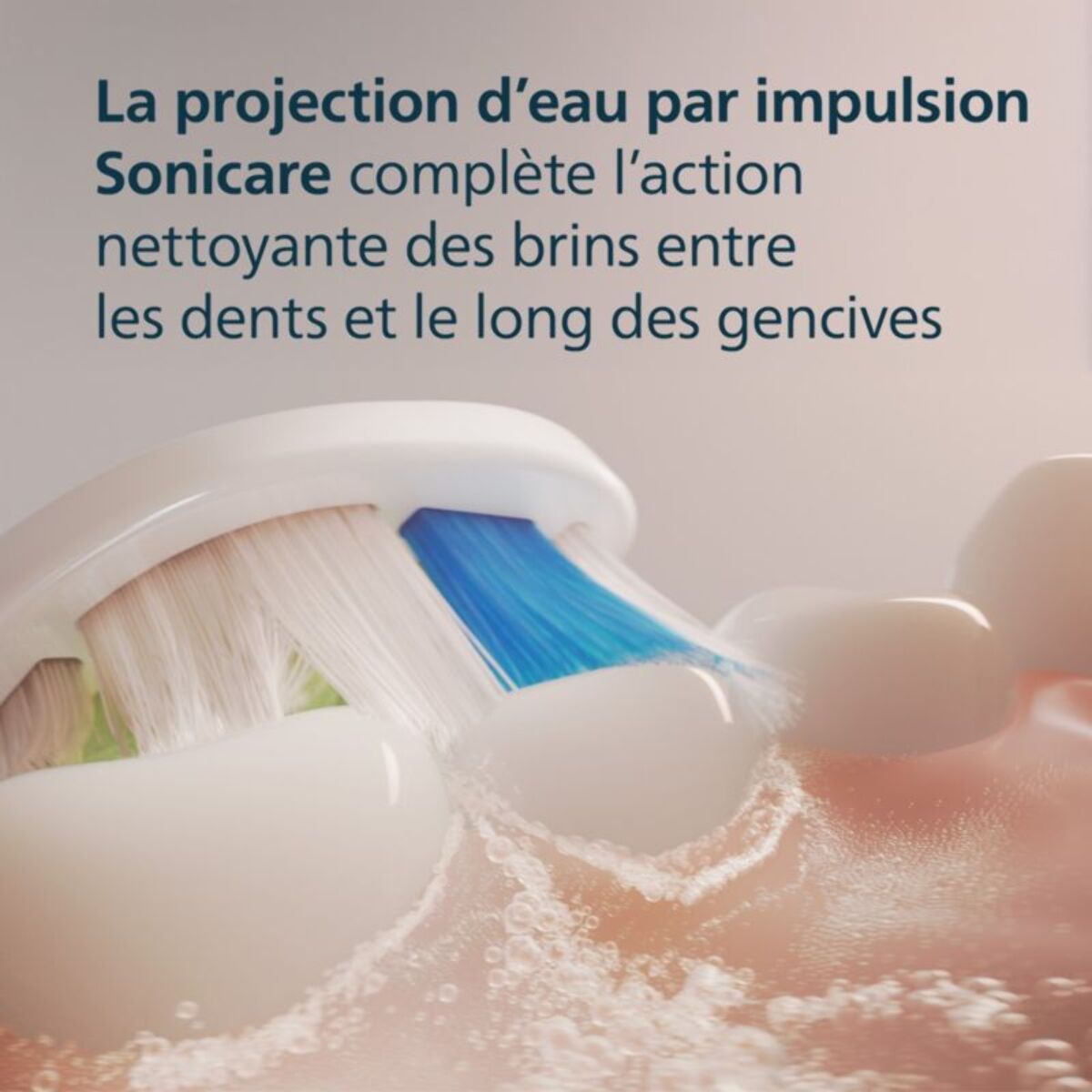 Brossette dentaire PHILIPS Sonicare lot de 4 - HX6064/87 white Optimal W2