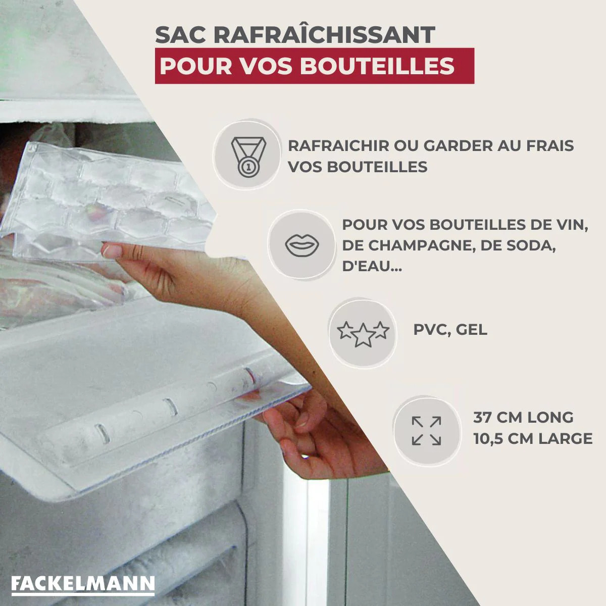 Sac isotherme pour bouteille Fackelmann Bar Concept