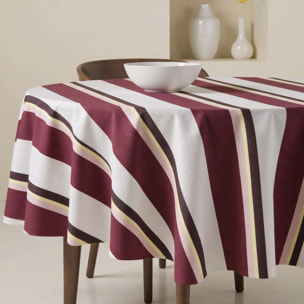 Nappe ronde anti-taches Kai Grenat