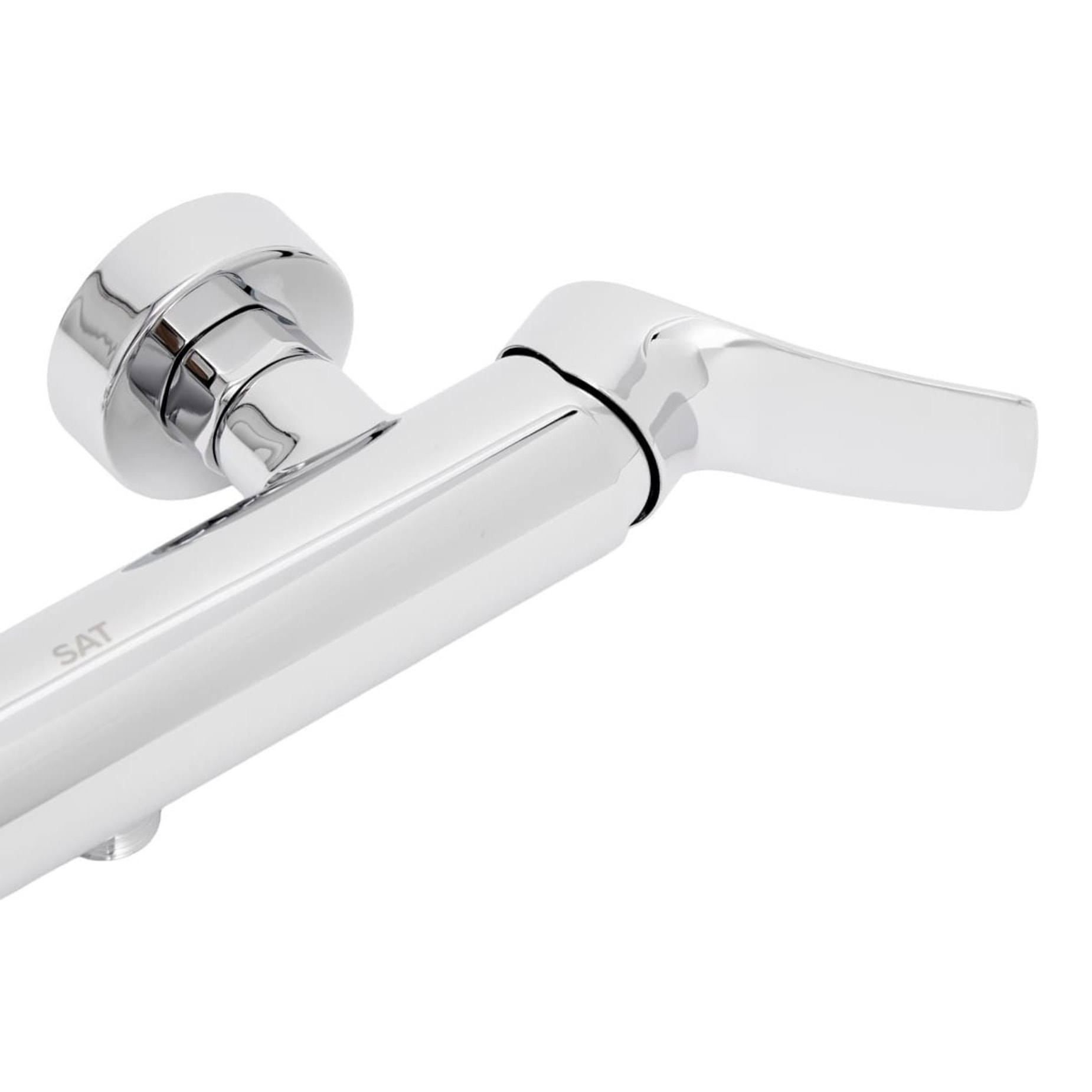 Infinitio mitigeur de douche monocommande mural, sans ensemble de douche, chrome SATBSINF268 avec une garantie de 5 ans
