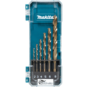 Coffret 6 forets métal HSS-CO - MAKITA - D-75758