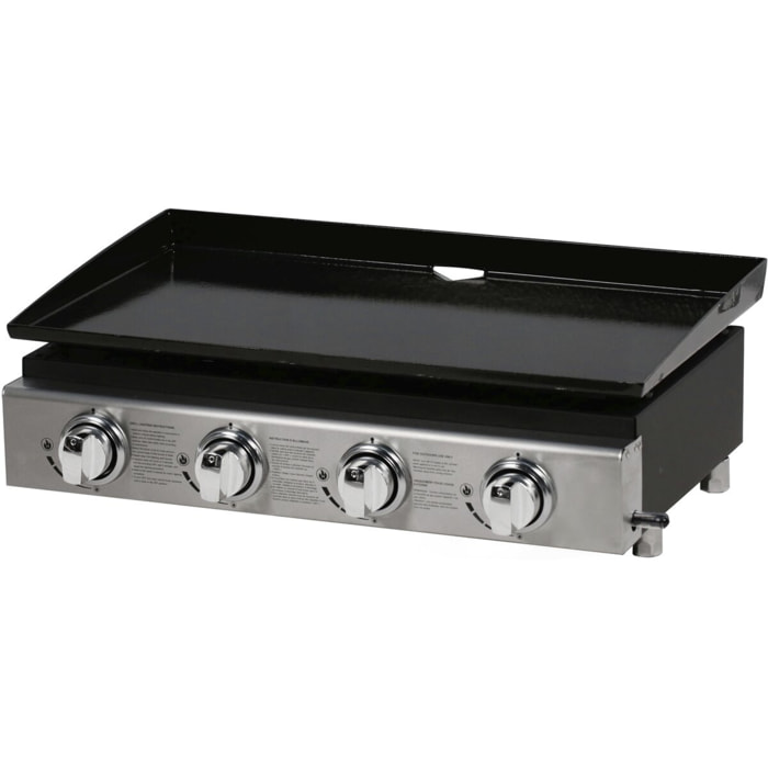 Plancha "Presto 4" - 4 Brûleurs - 9.7kW - Gris