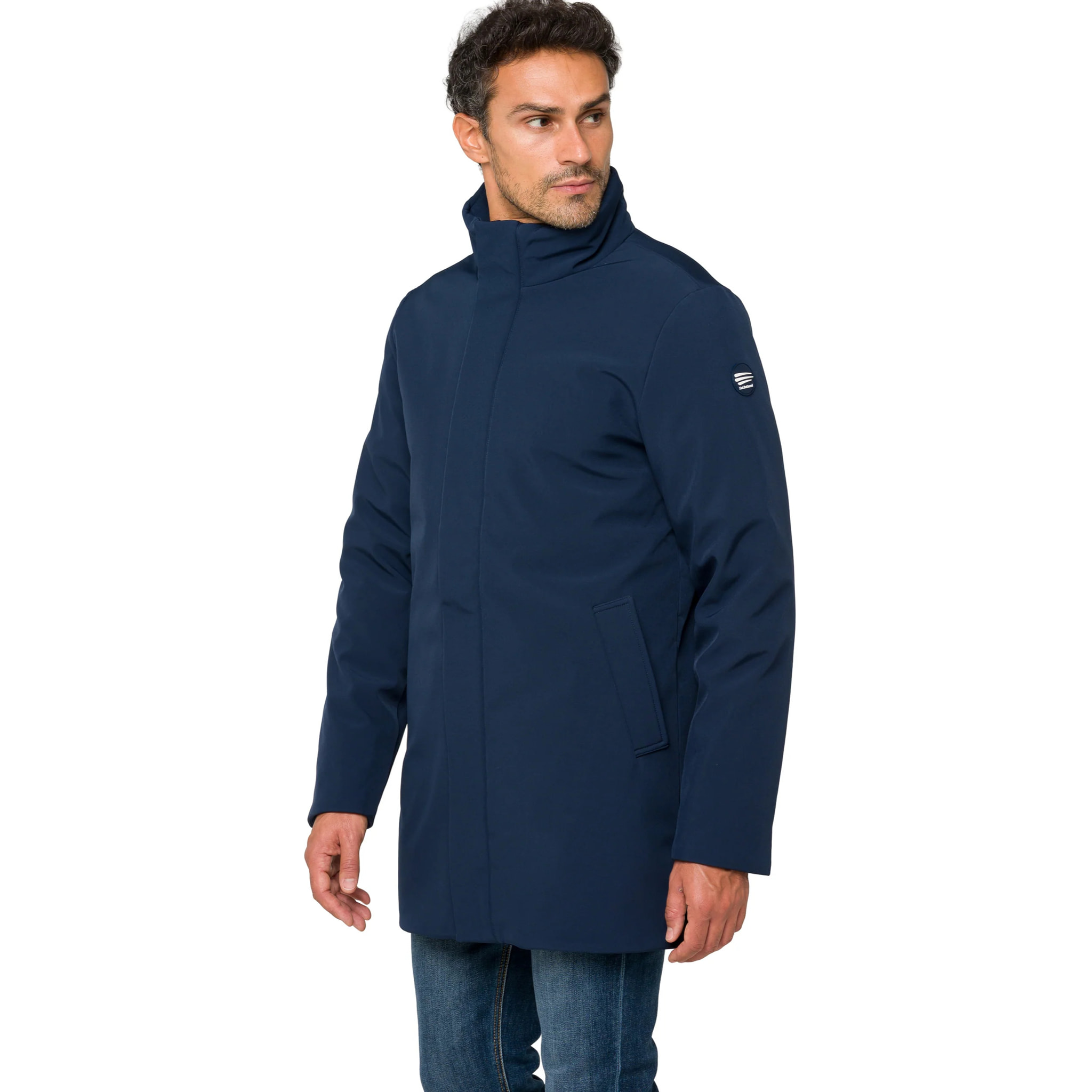 Giacca KANAWA imbottita impermeabile Blu