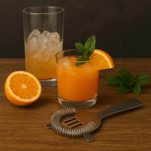 Colador de acero inoxidable 17x10cm resistente y fácil de limpiar