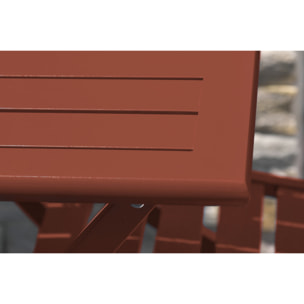 MARIUS - Table de jardin pliante en aluminium