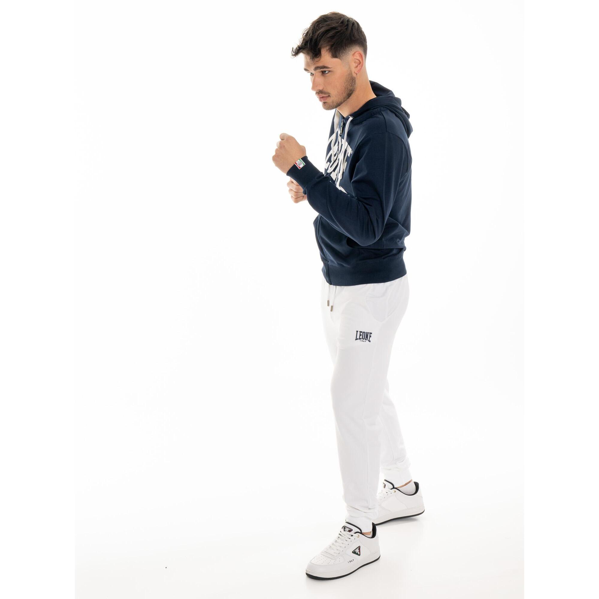 Pantaloni sportivi con polsini da uomo Leone Basic