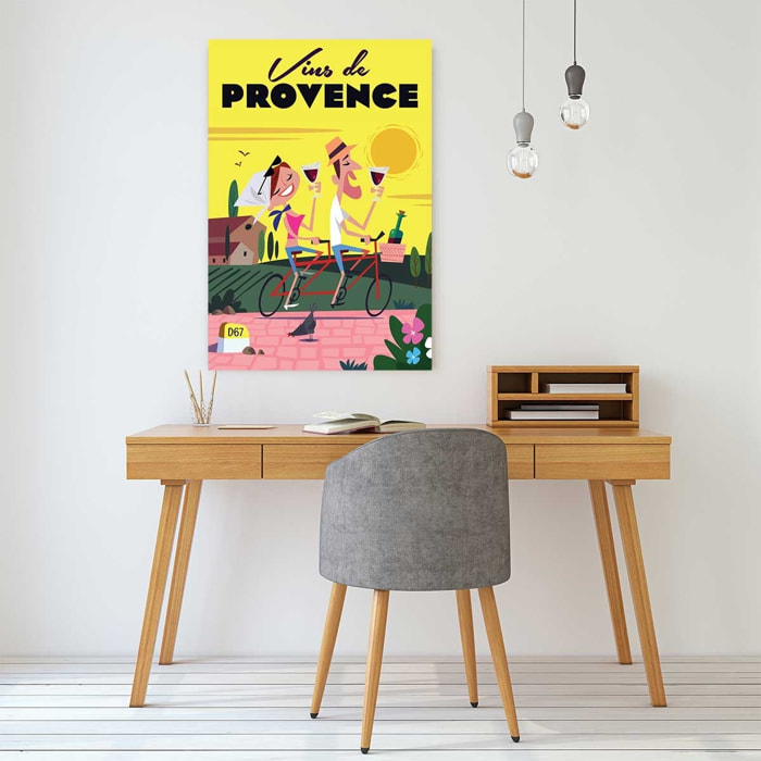 Tableau vive la provence Tableau alu Dibond