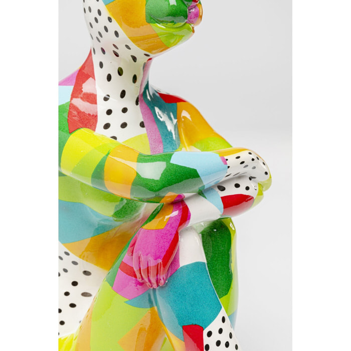 Déco lapin pois 39cm Kare Design
