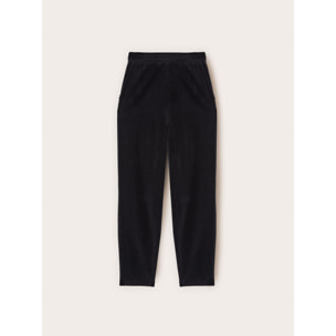 Motivi - Pantaloni in velluto liscio - Nero