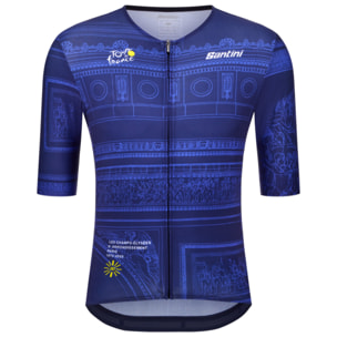 Tdf Arrivée Arc De Triomphe - Maglia - Blue Marine - Unisex