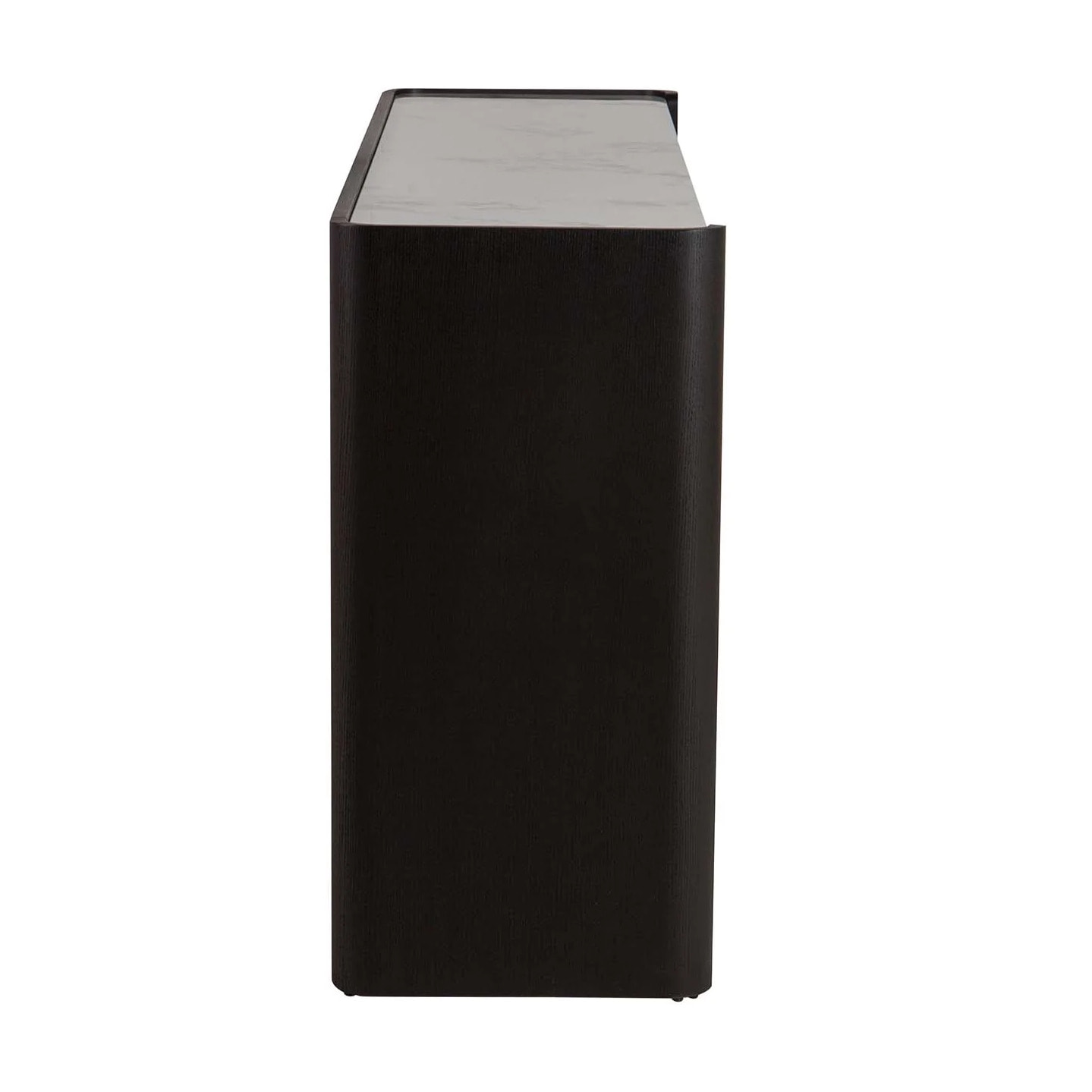 Aparador Piedra Sinterizado Mdf Ebony 180x45x90 Cm