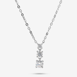 Collana in Argento 925 con Cubic Zirconia Graduate