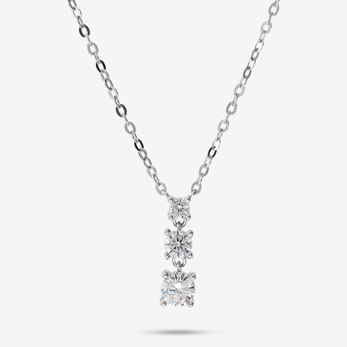 Collana in Argento 925 con Cubic Zirconia Graduate