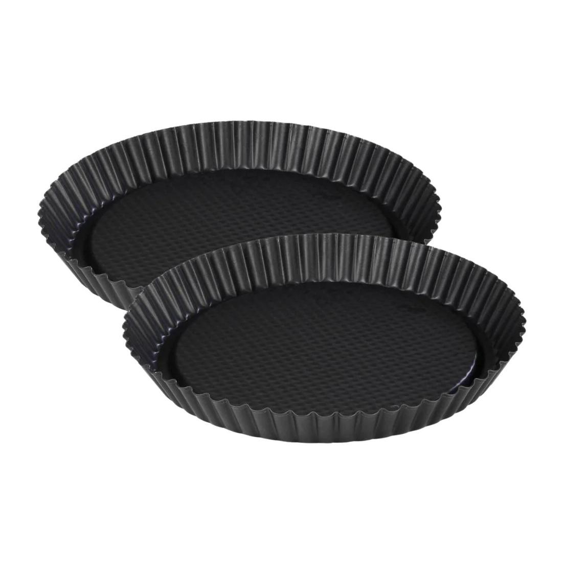 Lot de 2 plats à tartes 26+32 cm