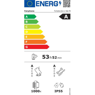 Smartphone FAIRPHONE (Gen. 6) Noir 256Go