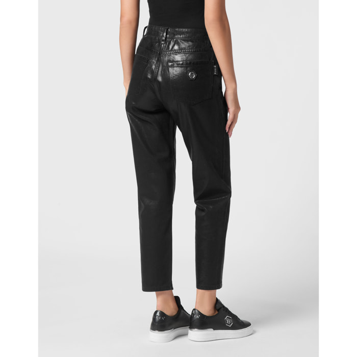 PHILIPP PLEIN Jeans dal taglio mom