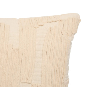 Coussin Nyero carré 45x45cm blanc