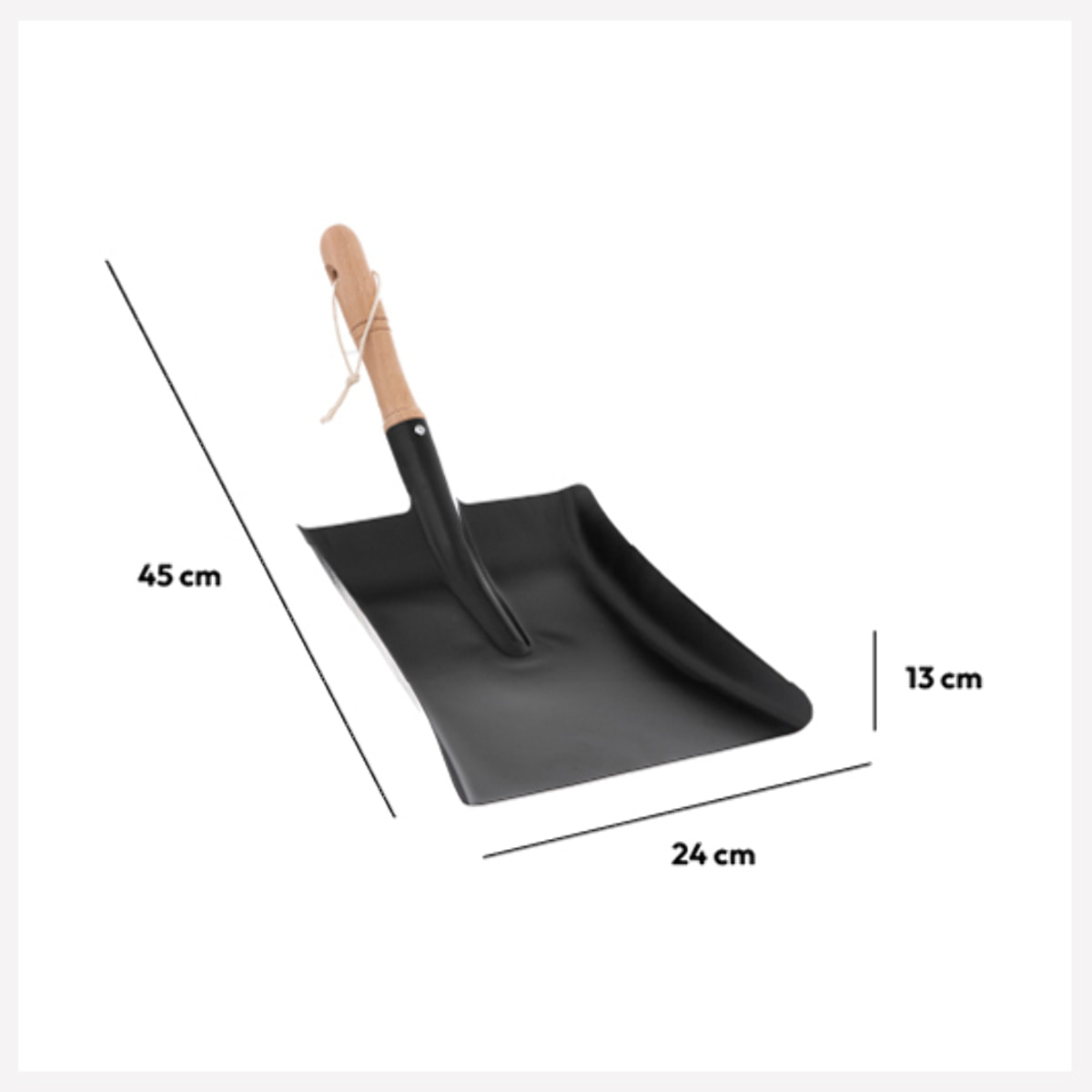 Pelle en métal noir BlackWood