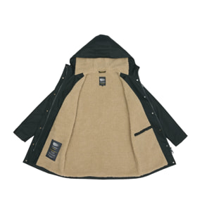 Parka YASMINE imbottito impermeabile verde