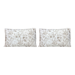 2 Fundas de almohada El Caballo 50x75 cm PIACENZA Lino - 100% algodón -