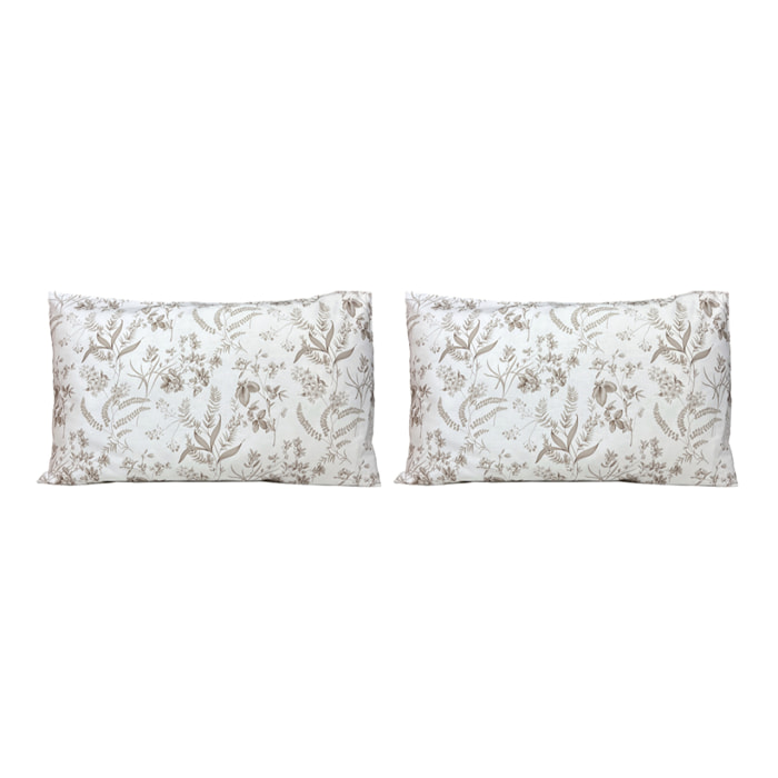 2 Fundas de almohada El Caballo 50x75 cm PIACENZA Lino - 100% algodón -
