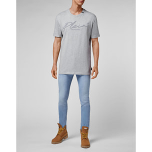 PHILIPP PLEIN T-Shirt Round Neck SIGNATURE