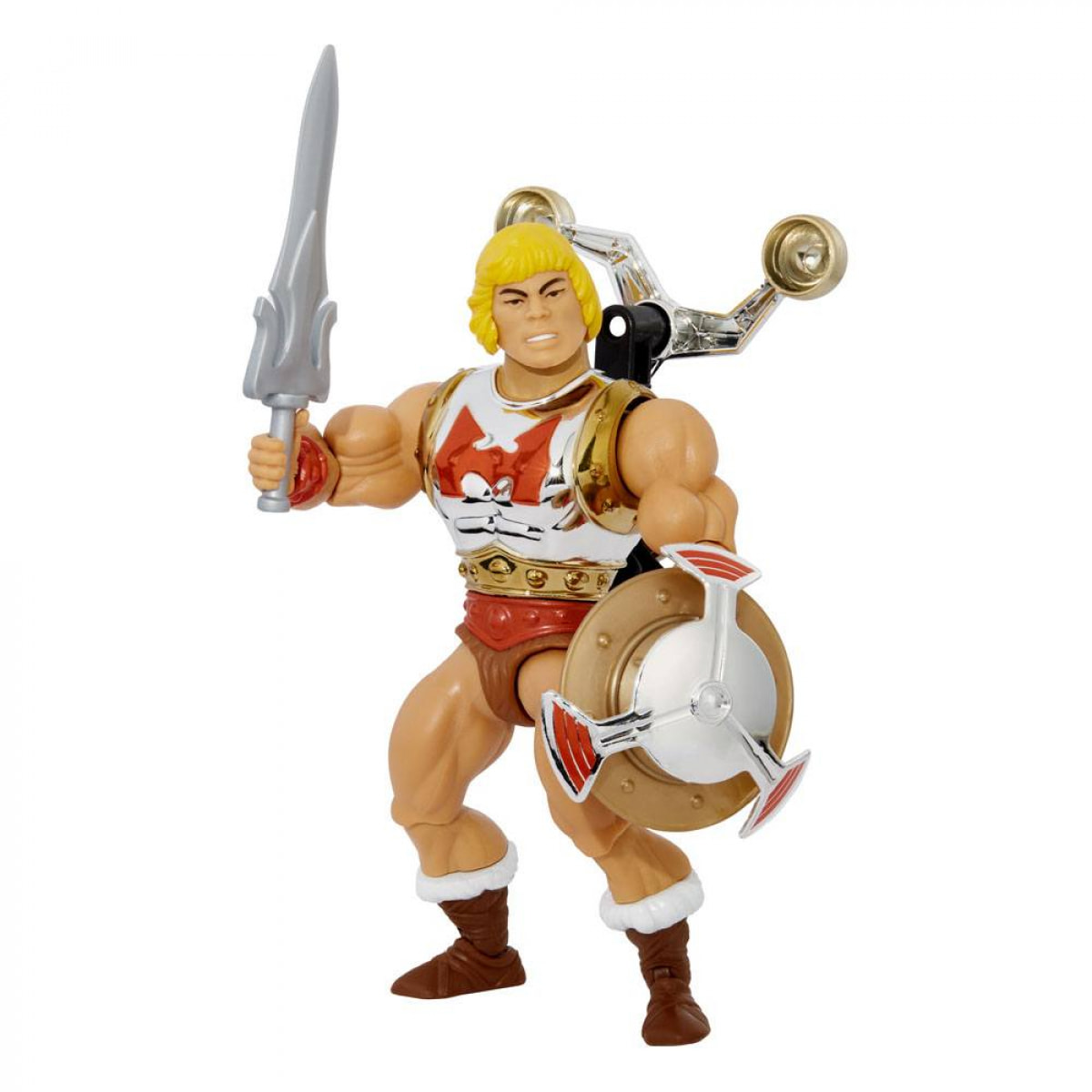 Masters Of The Universe Origins Deluxe Action Figura 2022 Flying Fists He-man 14 Cm Mattel